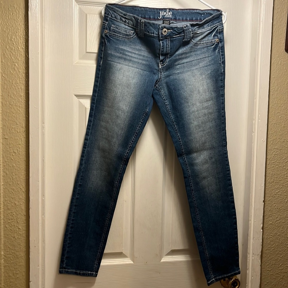 Medium blue skinny jeans